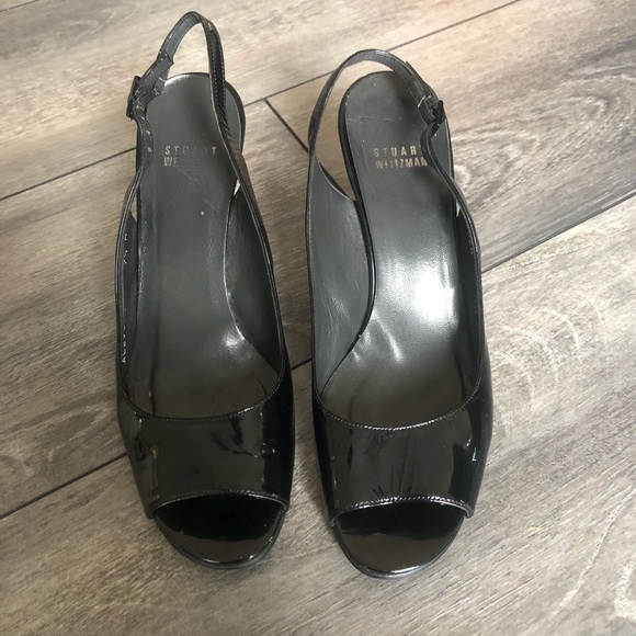 STUART WEITZMAN real leather platform sandals - Picture 2 of 6